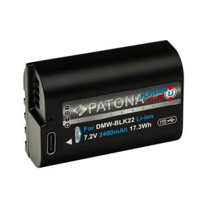 Acumulator PATONA Pana DMW-BLK22 2400mAh Li-Ion Platinum încărcare USB-C imagine