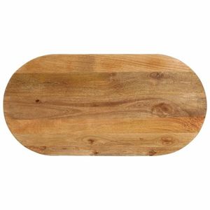 vidaXL Blat de masă oval, 120x60x3, 8 cm, lemn masiv de mango imagine