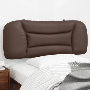 vidaXL Pernă pentru tăblie pat, maro, 100 cm, piele artificială imagine