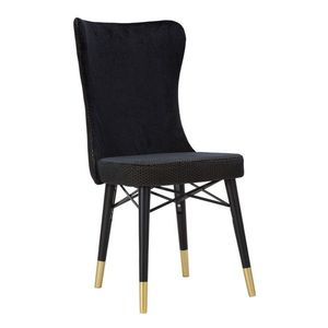 Set 2 scaune Mimoza, Mauro Ferretti, 40x65x99 cm, fier, negru imagine