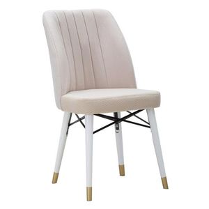 Set 2 scaune Bella, Mauro Ferretti, 50x49x92.5 cm, fier, crem imagine