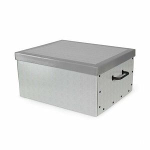 Cutie de depozitare pliabilă Compactor Boston, 50 x 40 x 25 cm, gri imagine