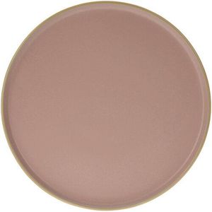 Farfurie din ceramică Magnus, 26, 5 cm, roz imagine