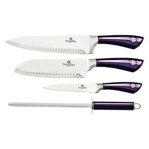 Set cuțite oțel inoxidabil 4 buc. Berlinger Haus Purple Eclipse Collection imagine
