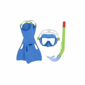 Set de snorkelling Bestway Lil Flapper - aripioare, brat, snorkel, albastru imagine