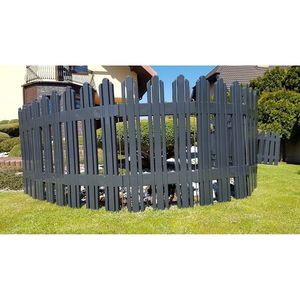 Gard de grădină Mega antracit, 4, 7 m imagine