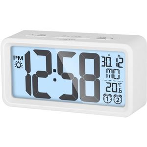 Ceas cu alarmă și termometru Sencor SDC 2800 W , alb imagine