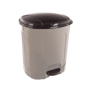 Coș de gunoi cu pedală Orion 5, 5 l, maro imagine
