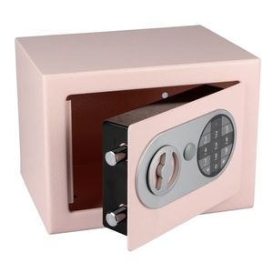 Seif din oțel cu încuietoare electronică, roz imagine
