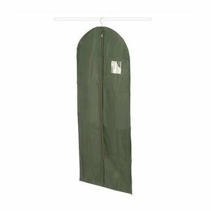 Husă lungă pentru rochii și costume GreenTex, Compactor 58 x 137 cm, verde imagine