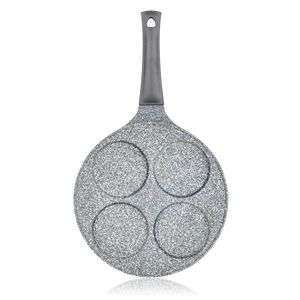 Tigaie cu 4 ochiuri Banquet suprafața antiderentă, Granite Grey, diam. 26 cm, imagine