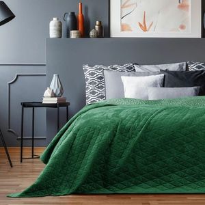 Cuvertură de pat AmeliaHome Laila verde, 220 x 240 cm imagine