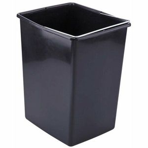 Coș de plastic cu mâner Elletipi 17 L, negru imagine