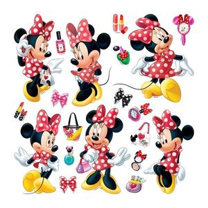 Decorațiune autocolantă Minnie Mouse, 30 x 30 cm imagine