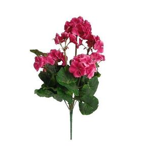 Floare artificială Muscată roz închis, 47 cm imagine