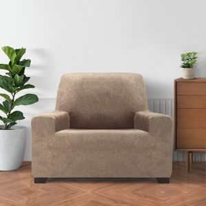 Husă extensibilă pentru scaun ESTIVELLA bej, 70-110 cm, 70 - 110 cm imagine