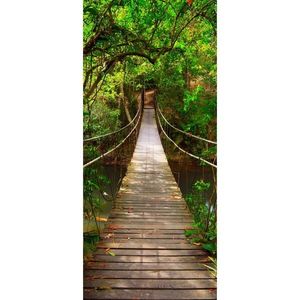 Fototapet vertical Green bridge, 90 x 202 cm imagine