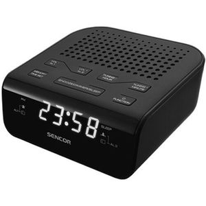 Radio-ceas cu alarmă Sencor SRC 136 B, negru imagine