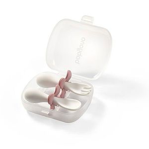 Baby Ono Tacâmuri ergonomice pentru copii, roz imagine