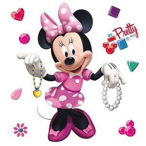 Decorațiune autocolantă Minnie Mouse, 30 x 30 cm imagine