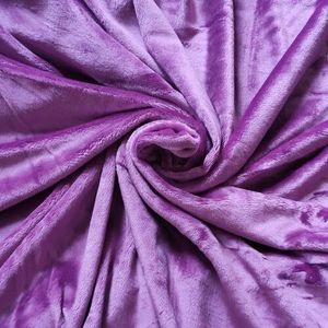 Cearșaf de pat micropluș violet, 90 x 200 cm, 90 x 200 cm imagine