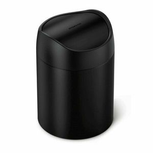 Coș de gunoi Simplehuman pentru masă MINI 1, 5 l, negru imagine
