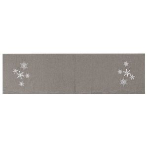 Traversă de masă de Crăciun Fulgi de zăpadă gri, 40 x 140 cm, 40 x 140 cm imagine