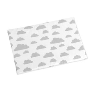 Pernă de pătuț pentru bebeluș Bellatex Clouds gri, 43 x 32 cm imagine