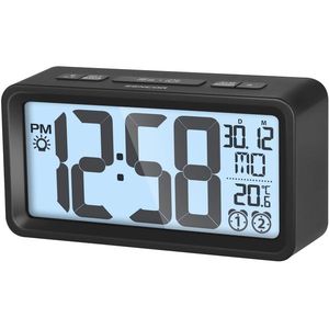 Ceas cu alarmă și termometru Sencor SDC 2800 B, negru imagine