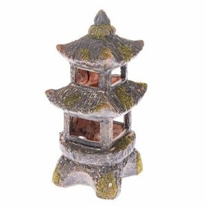 Suport de lumânare din ceramică Pagoda, 9, 5 x 19, 5 x 9 cm imagine