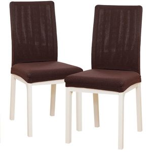 Husă multielastică scaun 4Home Elegant, 45 - 50 cm, set 2 buc. imagine