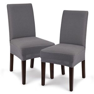 Husă multielastică 4Home Comfort pentru scaun, gri, 40 - 50 cm, set 2 buc. imagine