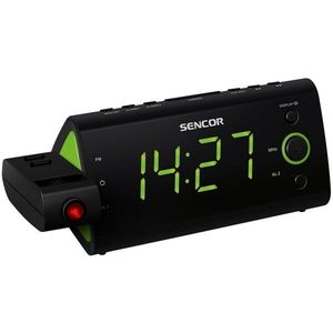 Sencor SRC 330 GN radio ceas de alarmă cuproiecție imagine