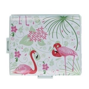 Cutie de plastic divizată Flamingo, verde imagine