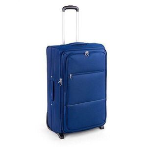 Valiza de călătorie Pretty UP Travel TextileSuitcase Large, 28", albastru imagine