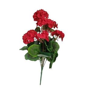 Floare artificială Muscată roșie, 47 cm imagine