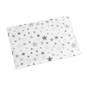 Pernă de pătuț pentru bebeluș Bellatex Stars gri, 43 x 32 cm imagine