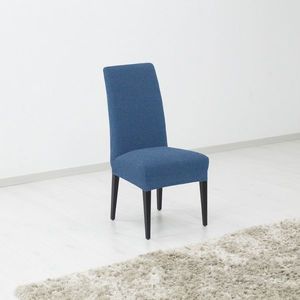 Husă de scaun extensibilă Denia albastru, 40 x 60 cm, 100 2 buc. imagine