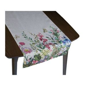 Traversă de masă Bellatex Flori de pajiște bej, 40 x 135 cm imagine