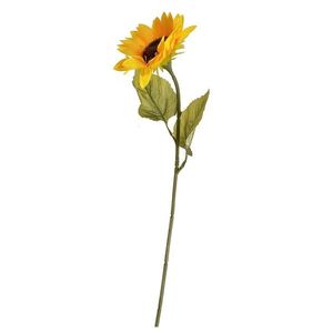 Floare artificială Floarea-soarelui galbenă, 68 cm imagine