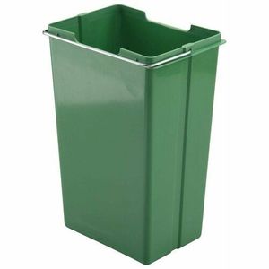 Coș de plastic cu mâner Elletipi 10 L, verde imagine
