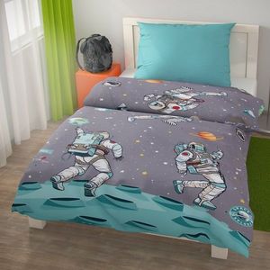 Lenjerie de pat pentru copii din bumbac SPACE, 140 x 200 cm, 70 x 90 cm, 140 x 200 cm, 70 x 90 cm imagine