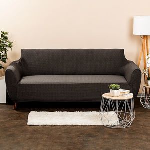 Husă multielastică 4Home Comfort Plus, pentru canapea, maro, 180 - 220 cm, 180 - 220 cm imagine