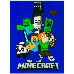 Pătură pentru copii Minecraft Time to Mine , 100 x140 cm imagine