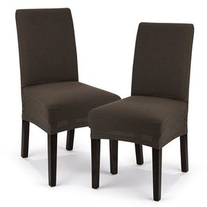 Husă multielastică 4Home Comfort pentru scaun, maro, 40 - 50 cm, set 2 buc. imagine