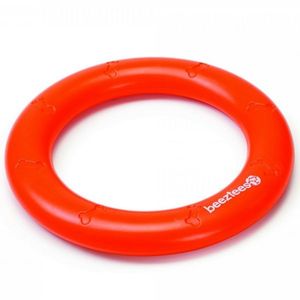 Jucărie inel pentru câini Beeztees TPR 22 cm, portocaliu imagine