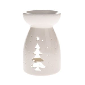 Lampă de aromaterapie din ceramică Joyful alb, 9, 3x 14 cm imagine