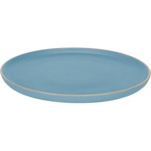 Farfurie de desert Magnus, 21 cm, albastru, din ceramică imagine