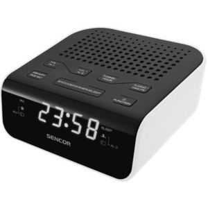 Radio-ceas cu alarmă Sencor SRC 136 WH, alb imagine