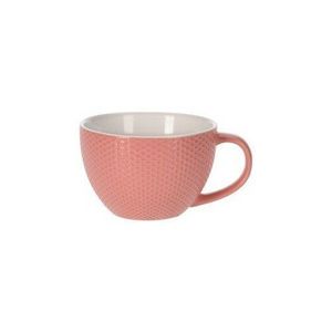 Ceașcă din ceramică EH Honeycomb, 460 ml, roz imagine